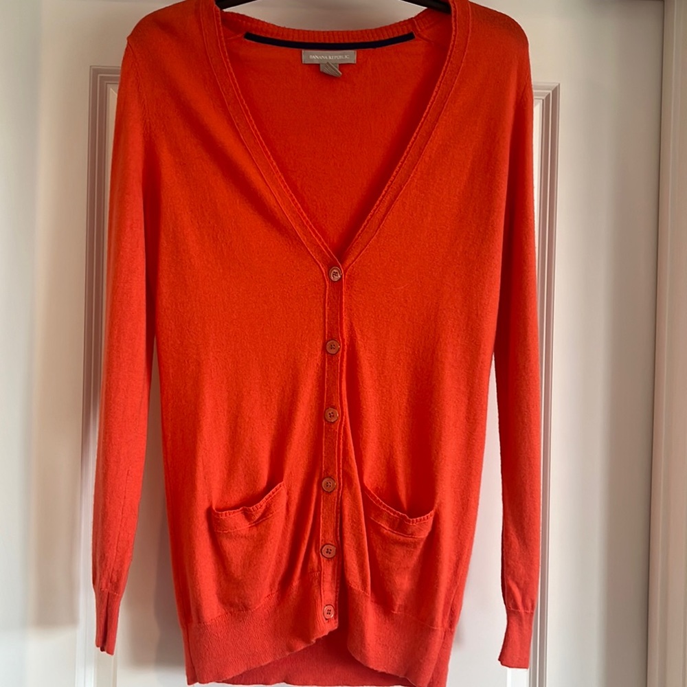 Banana Republic Peach Cardigan